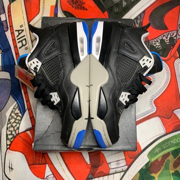 Nike Air Jordan 4 Retro GS "Alternate Motorsport" - Picture 4 of 7